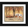 thumbnail image 1 of Deiter, Lori 24x20 Black Ornate Wood Framed with Double Matting Museum Art Print Titled - Fall Camping, 1 of 4