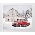 thumbnail image 1 of Deiter, Lori 24x20 White Modern Wood Framed Museum Art Print Titled - Red Christmas, 1 of 4