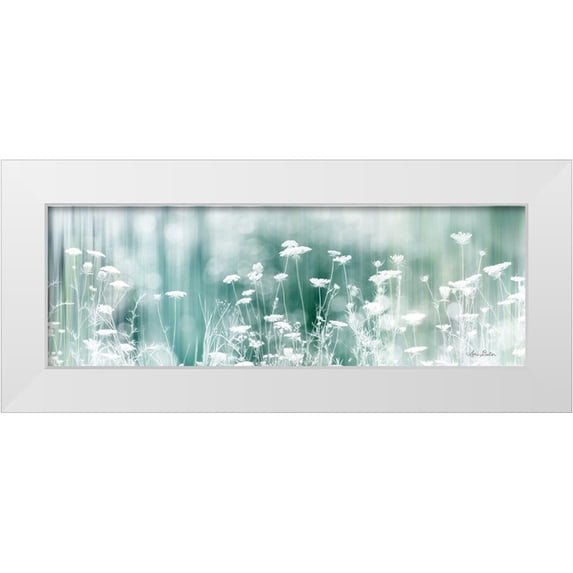 Deiter, Lori 32x13 White Modern Wood Framed Museum Art Print Titled - Dreamy Meadow