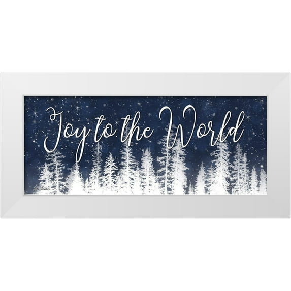 Deiter, Lori 32x15 White Modern Wood Framed Museum Art Print Titled - Joy to the World