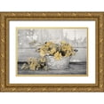 thumbnail image 1 of Deiter, Lori 32x22 Gold Ornate Wood Framed with Double Matting Museum Art Print Titled - Gold Wildflowers I, 1 of 4