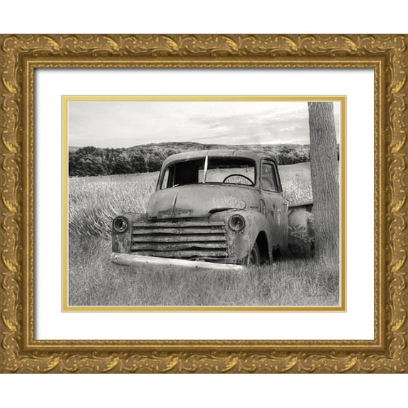 Deiter, Lori 32x25 Gold Ornate Wood Framed with Double Matting Museum Art Print Titled - Rustic Charm II
