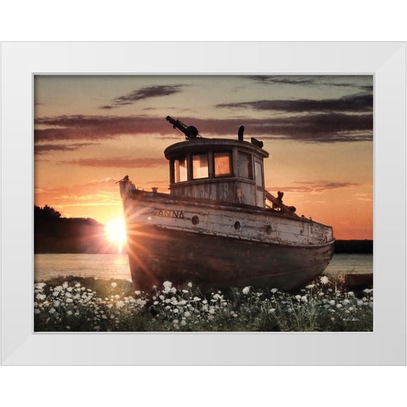 Deiter, Lori 32x25 White Modern Wood Framed Museum Art Print Titled - Anna