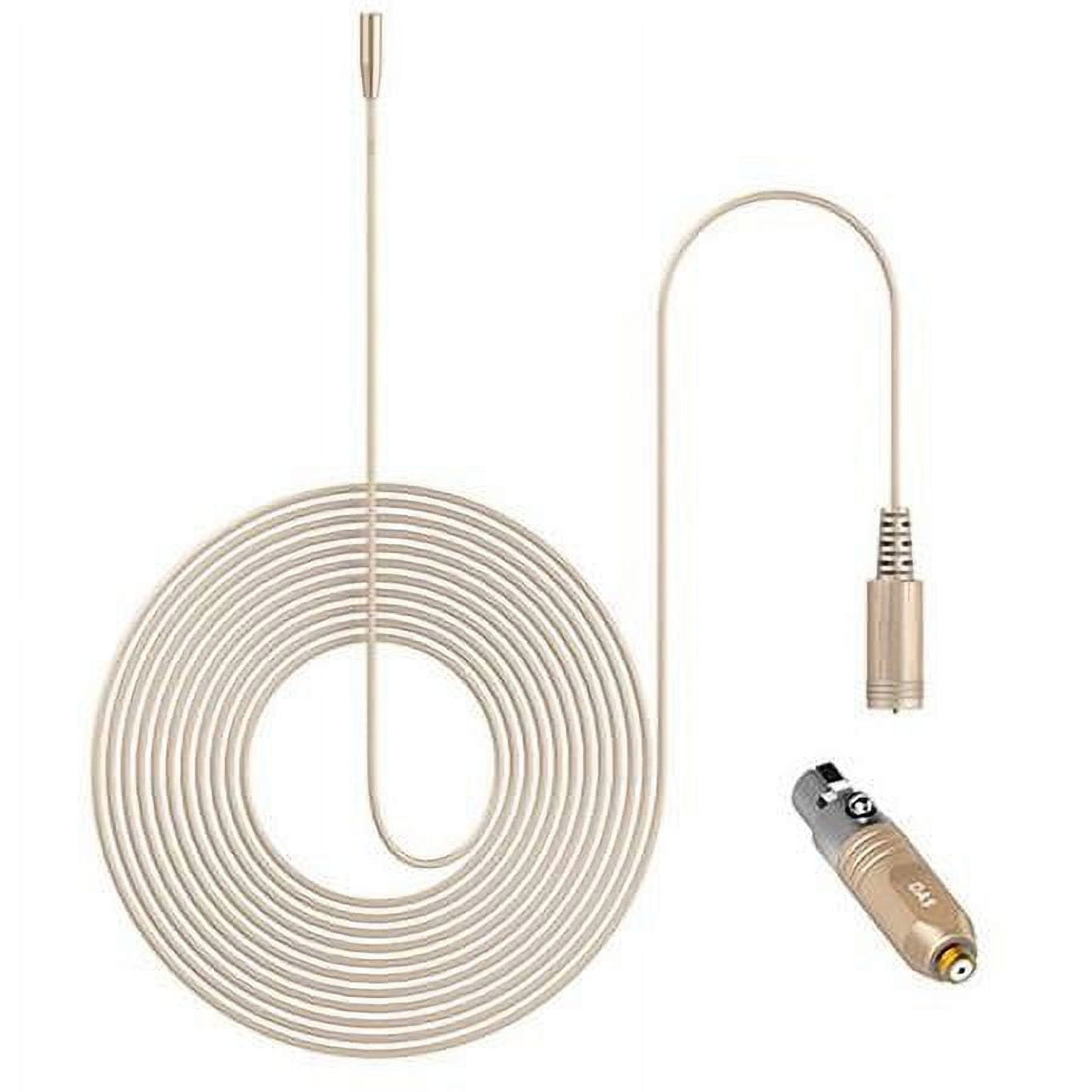 Deity Microphones W.Lav Micro DA4 Bundle Subminiature Omni Lavalier Microphone with Microdot to TA4F Adapter (Beige)
