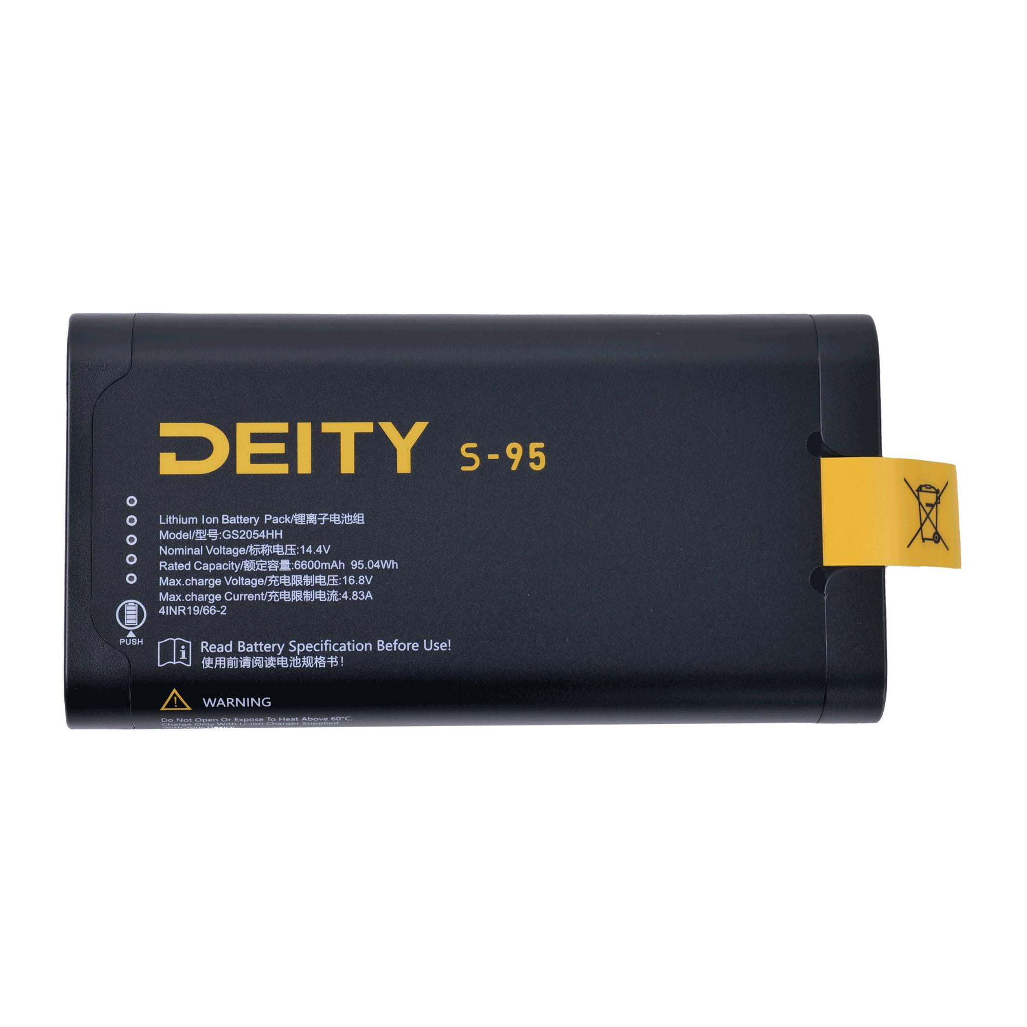 Deity S-95 95Wh Smart Battery with Intelligent Telemetry Data, Built-In ...