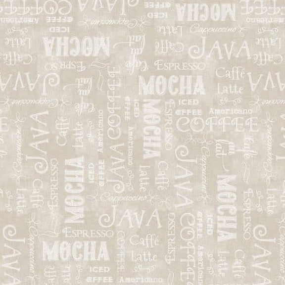 Deja Brew- Words- Pnbdbre-4871-Ne- P & B Textiles