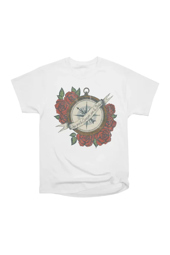 Deja que tu Corazn sea tu Brjula Let Your Heart Be Your Compass in Spanish T-Shirt Tee Gif