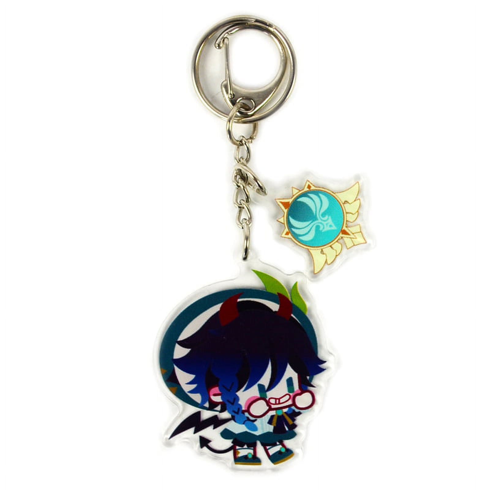 DejavYOU Genshin Impact Keychain, Game Anime Characters Barbatos Klee ...