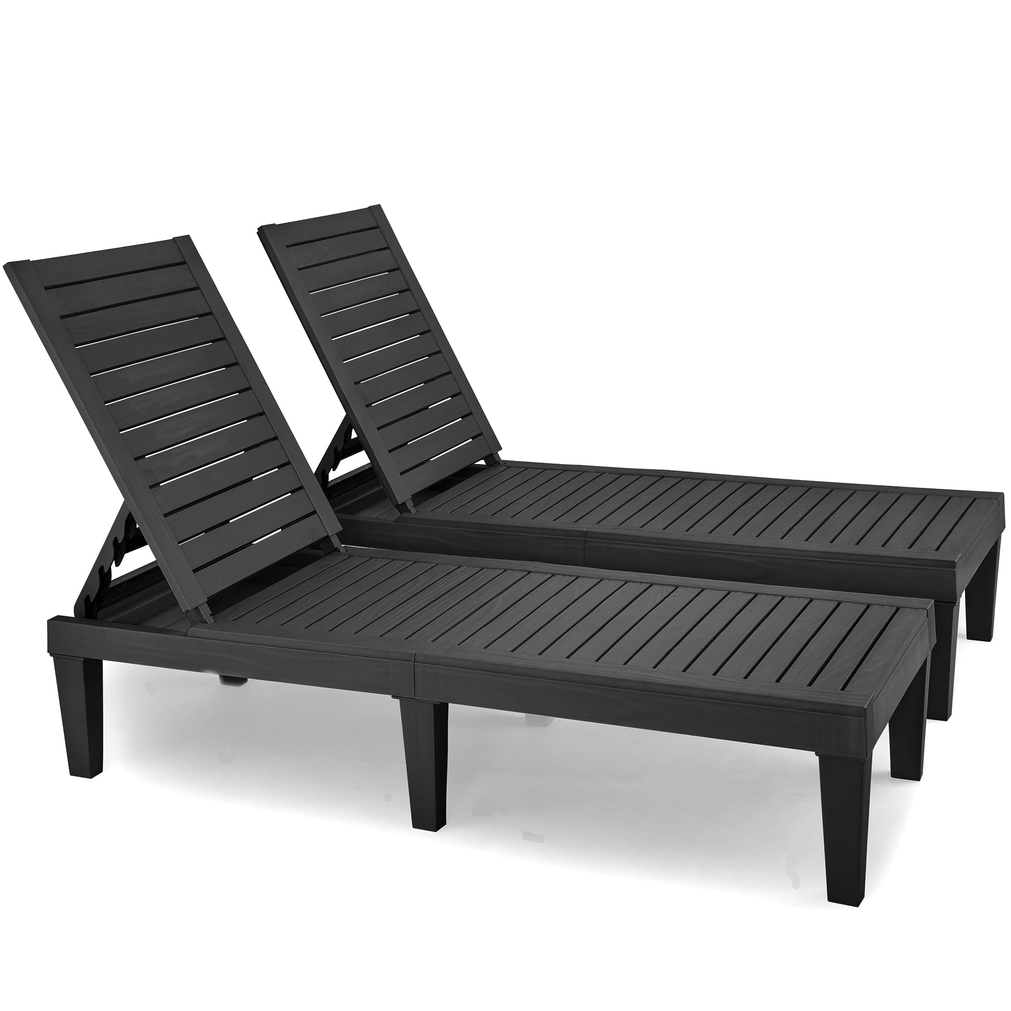 Photo inspiration: Fresh Look at Dejiavue Chaise Outdoor Lounge Chairs With Adjustable Backrest Multi