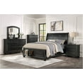 thumbnail image 1 of Dejon Black Sand-through Finish Bedroom Set, 1 of 19