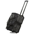thumbnail image 1 of Dejuno Unisex 20" Rolling Duffel Bag, Black, 1 of 6