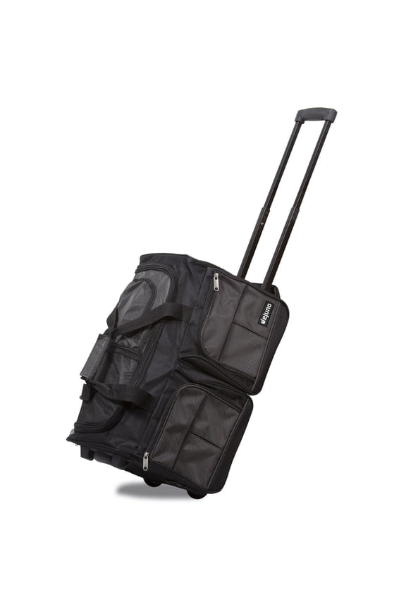 Unisex 20" Rolling Duffel Bag, Black