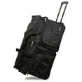 thumbnail image 1 of Dejuno 28-Inch Rolling Duffle Bag - Black, 1 of 6