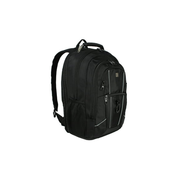 Dejuno Backpack Checkpoint-Friendly 15.6" Laptop & Tablet Pocket - Black