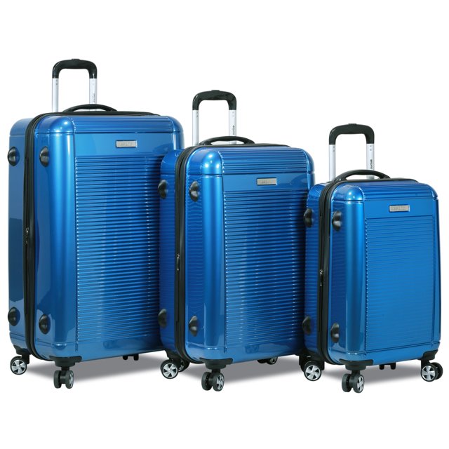 Dejuno Contour 3 Piece Hardside Spinner TSA Lock Luggage Set