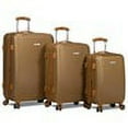 thumbnail image 1 of Dejuno Legion New Generation 3-pc Hardside Spinner Luggage Set - Coffee, 1 of 7