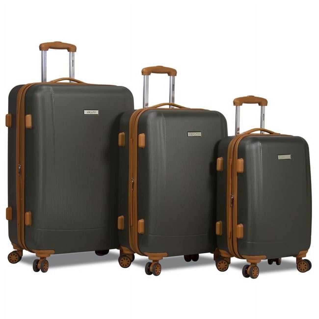 Free Shipping Dejuno Legion New Generation 3 pc Hardside Spinner TSA Combination Lock Luggage Set Burgundy Walmart