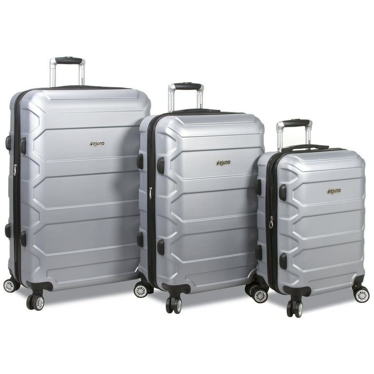 Dejuno Logan 3-Piece Hardside Spinner Combination Lock Luggage Set