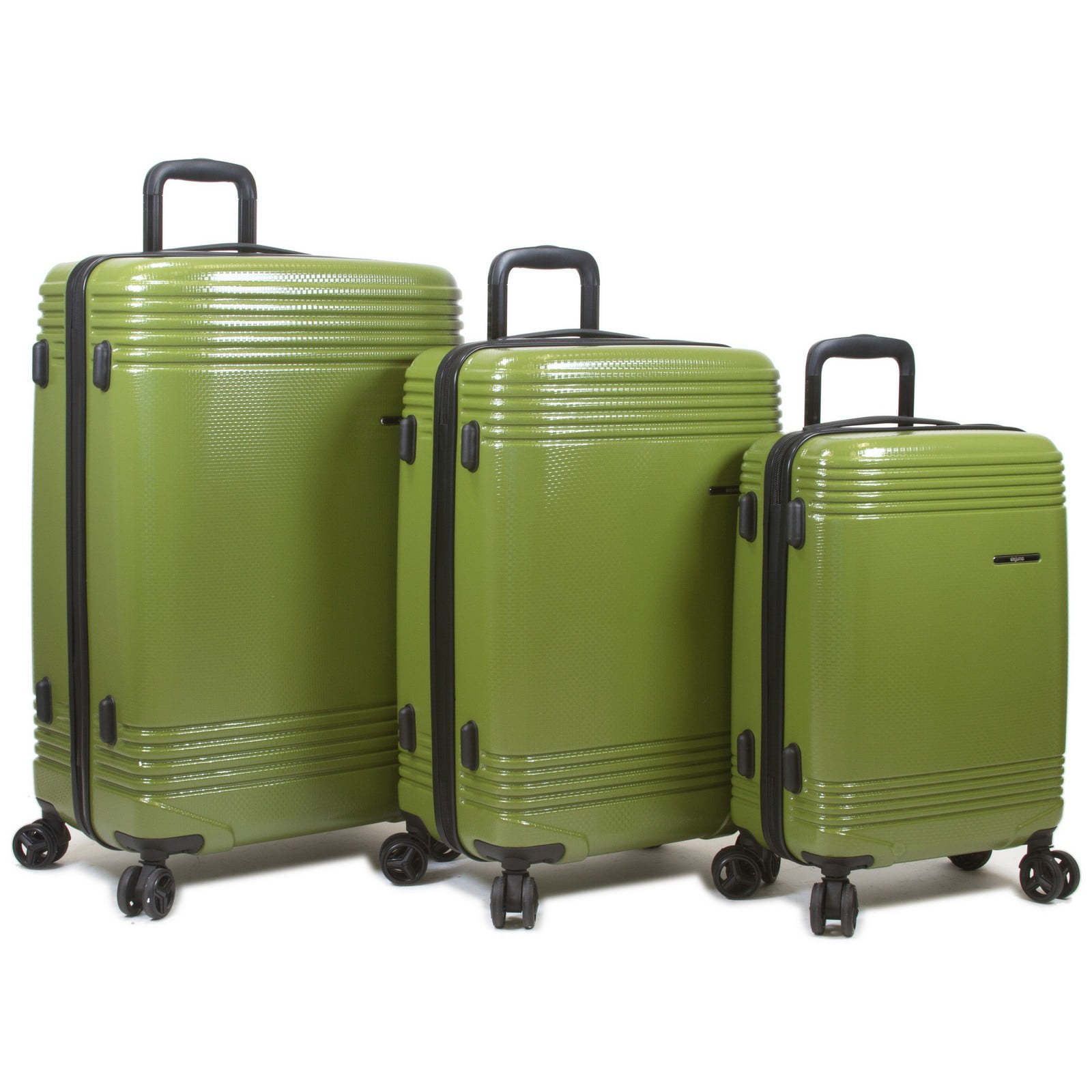 Dejuno Oracle Hardside 3Piece Spinner Luggage Set With TSA Lock