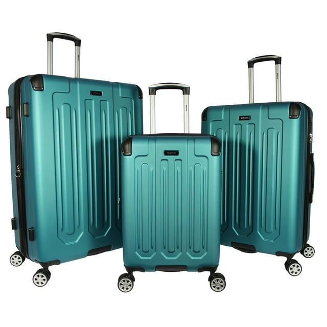 Dejuno Tutin 3-Piece Hardside Spinner Luggage Set With TSA Lock ...