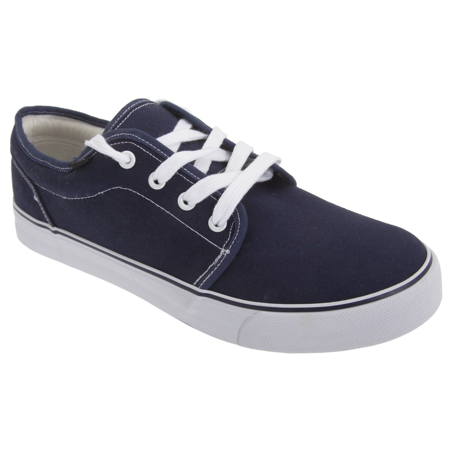 Dek Boys 4 Eye Padded Canvas Deck Shoes - Walmart.com