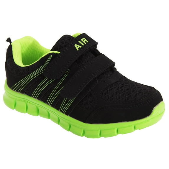 Dek Boys/Girls Air Sprint Touch Fastening Lightweight Jogger Sneakers