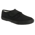 thumbnail image 1 of Dek Kids  Junior Touch Fastening Black Canvas Plimsolls, 1 of 2