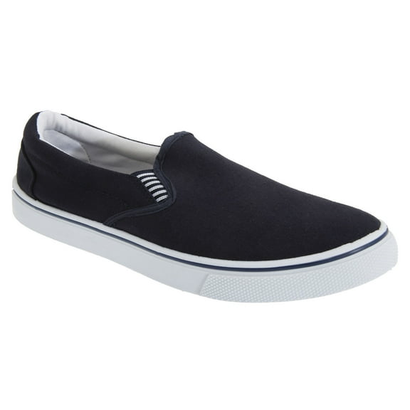 Dek Mens Gusset Casual Canvas Yachting Shoes