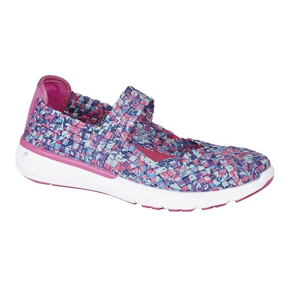 Dek Womens Elasticated Interlaced Bar Shoes