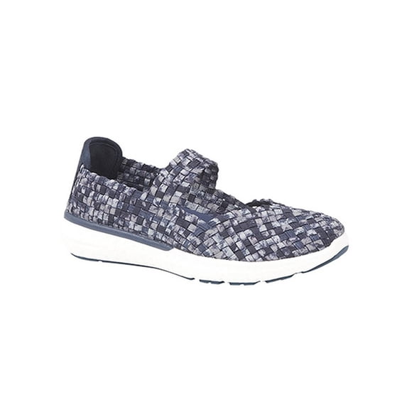 Dek Womens Elasticated Interlaced Bar Shoes