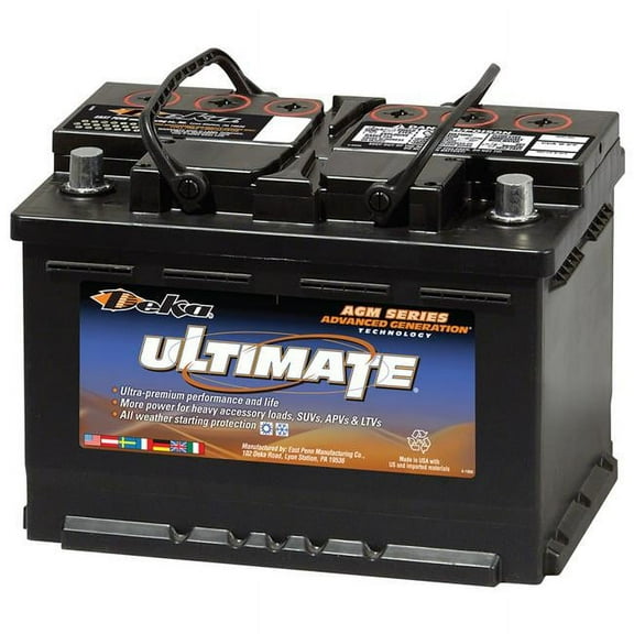 Deka 8049083 Ultimate 730 CCA 12V Automotive Battery
