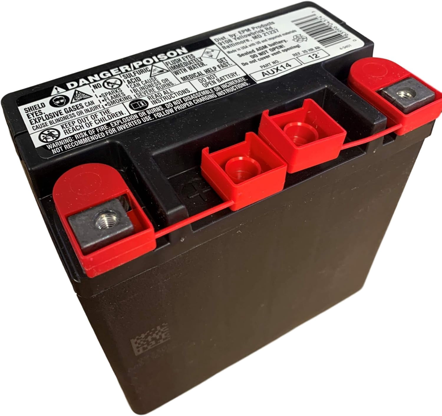 Deka AUX14 Automotive AGM Auxiliary Battery (200 CCA)