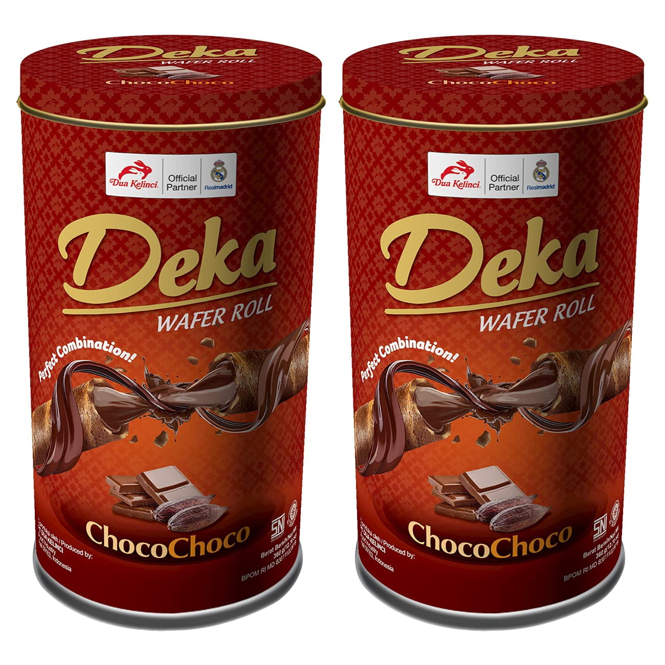 Deka Food Deka Wafer Roll - 2 x 360 g (Chocolate) - Walmart.com