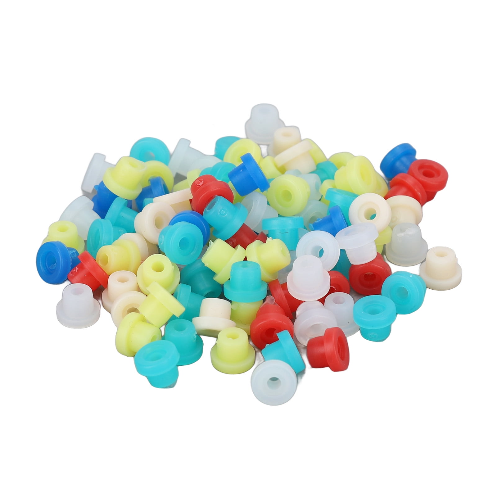 Dekaim Tattoo Grommet, 100pcs Tattoo Grommet Professional PBR Soft Tattoo Needle Grommets Tattoo