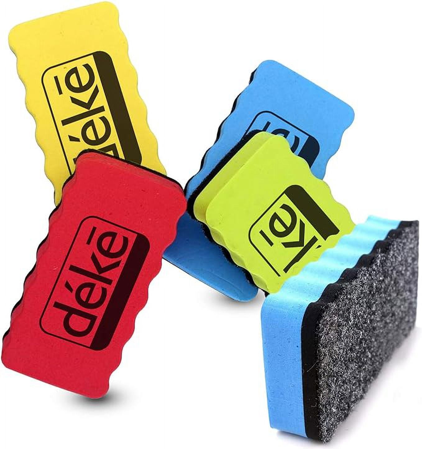 Deke 5 Pack White Board Eraser. Rectangular Dry