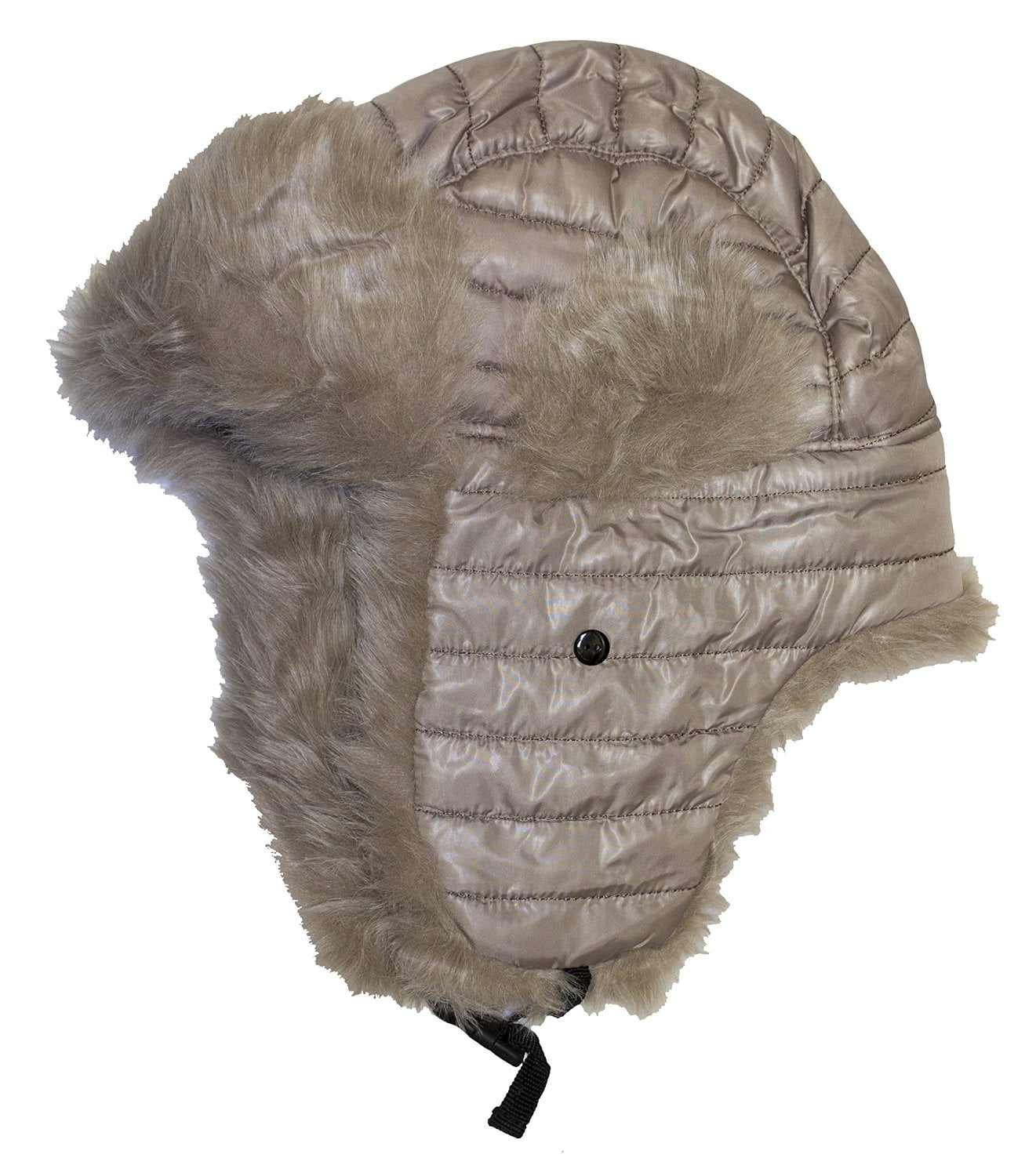 DEKKO Women/ Women Trapper Winter Ski Hat Faux Fur Hat One Size Amazon.com: Women Winter Furry Trapper Hat with Earflaps  main image 4