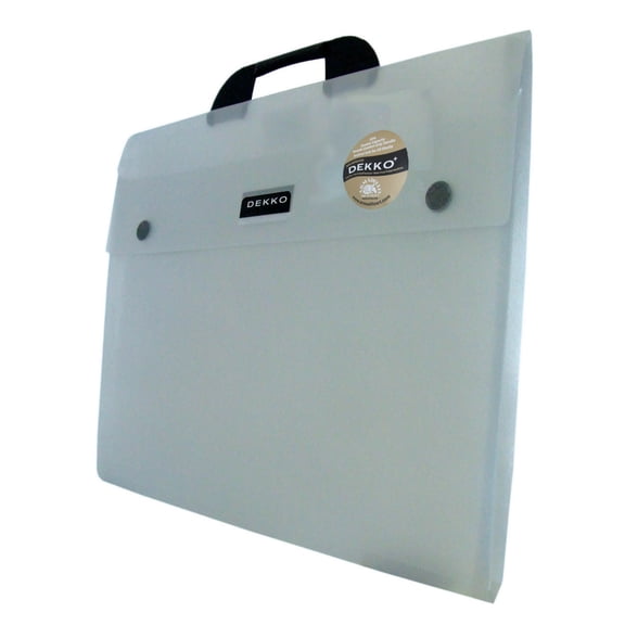 Dekko Translucent Folio, 17 in x 22 in, Crystal White