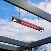 Deko Living 1500W Wall Mounted Infrared Heater with Carbon Fiber Tube