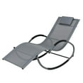 thumbnail image 1 of Deko Living Outdoor Rocking  Patio Lounge Chair, 1 of 13