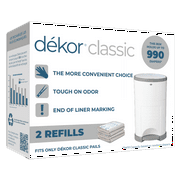Dekor Classic Diaper Pail Refills | 2 Count
