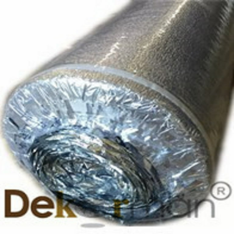 Dekorman 3mm Thickness 2-N-1 Moisture Barrier Blue Foam Underlayment, 200 sqf per roll Dekorman 3mm Thickness 2-N-1 Moisture Barrier Blue Foam Underlayment, 200 sqf per roll