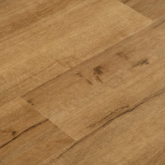 Dekorman CUT SAMPLE Route66 Mountain Oak 9 in. W x 9 in. L x 7 mm/12 mil Waterproof Click Lock Luxury Vinyl Plank - 9" SAMPLE