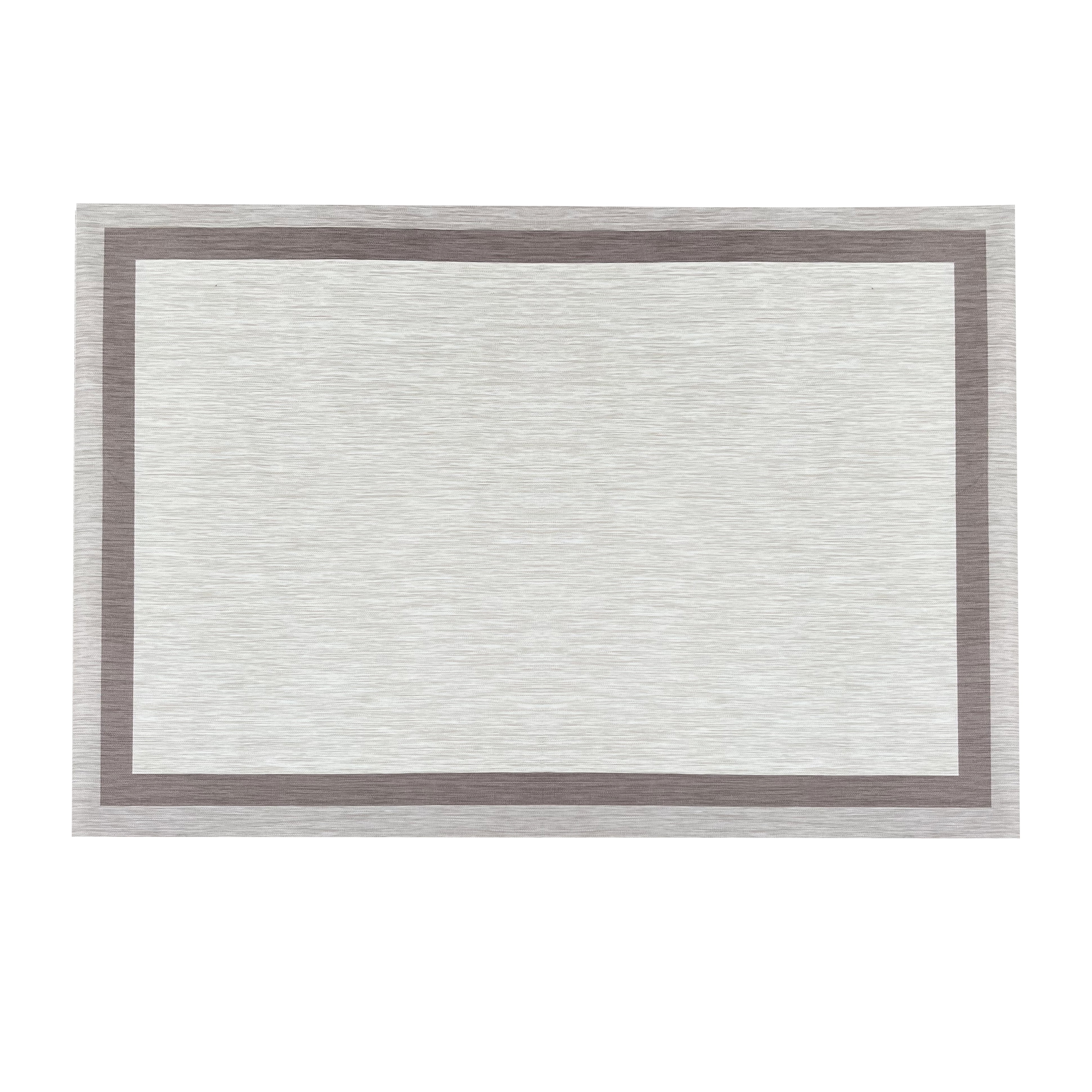 Dekorman Casahola Alpine Woven Vinyl Home Kitchen Mat Waterproof Area Rug for Indoor/Outdoor 48"x72"