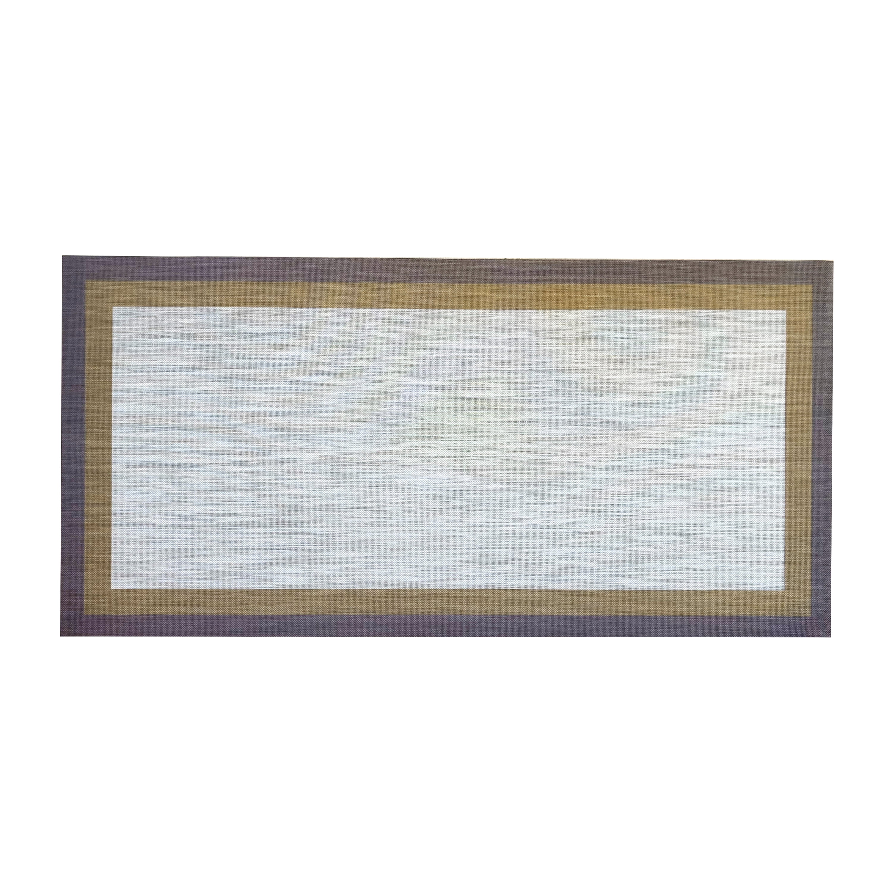 Dekorman Casahola Aspen Woven Vinyl Home Kitchen Mat Waterproof Area Rug for Indoor/Outdoor 24"x47"