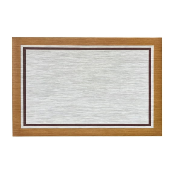 Dekorman Casahola Lancaster Woven Vinyl Home Kitchen Mat Waterproof Area Rug for Indoor/Outdoor 24"x36"