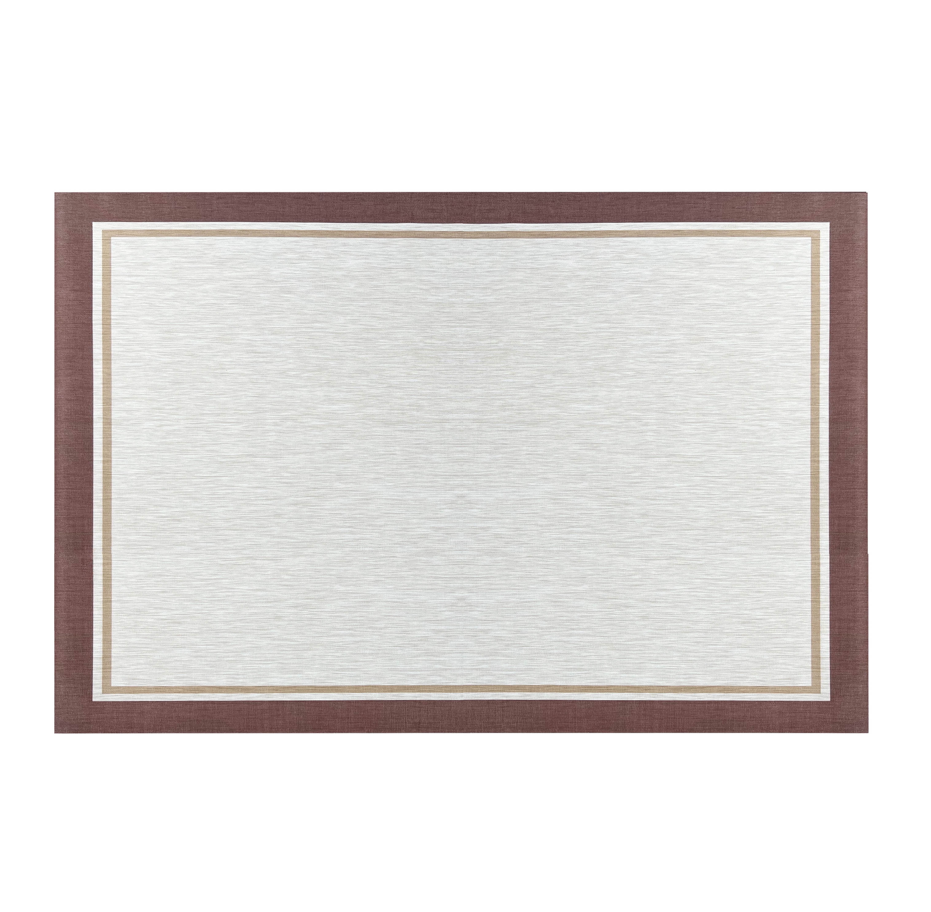 Dekorman Casahola Sedona Woven Vinyl Home Kitchen Mat Waterproof Area Rug for Indoor/Outdoor 48"x72"