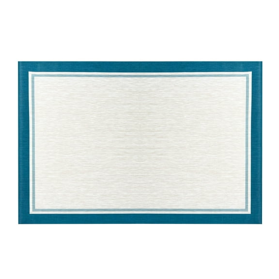 Dekorman Casahola Valden Woven Vinyl Home Kitchen Mat Waterproof Area Rug for Indoor/Outdoor 48"x72"