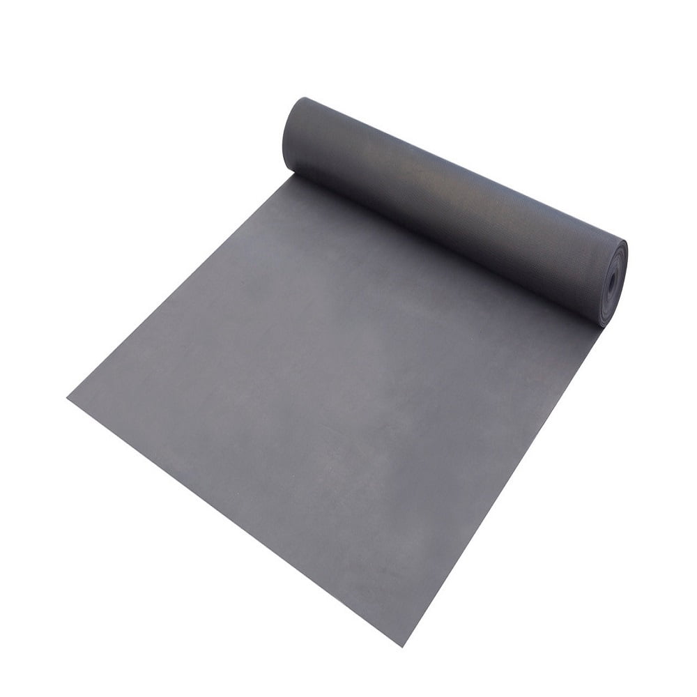High Density PVC 1.5mm T + 0.15mm PE Film Gray Underlayment 100 Sqft