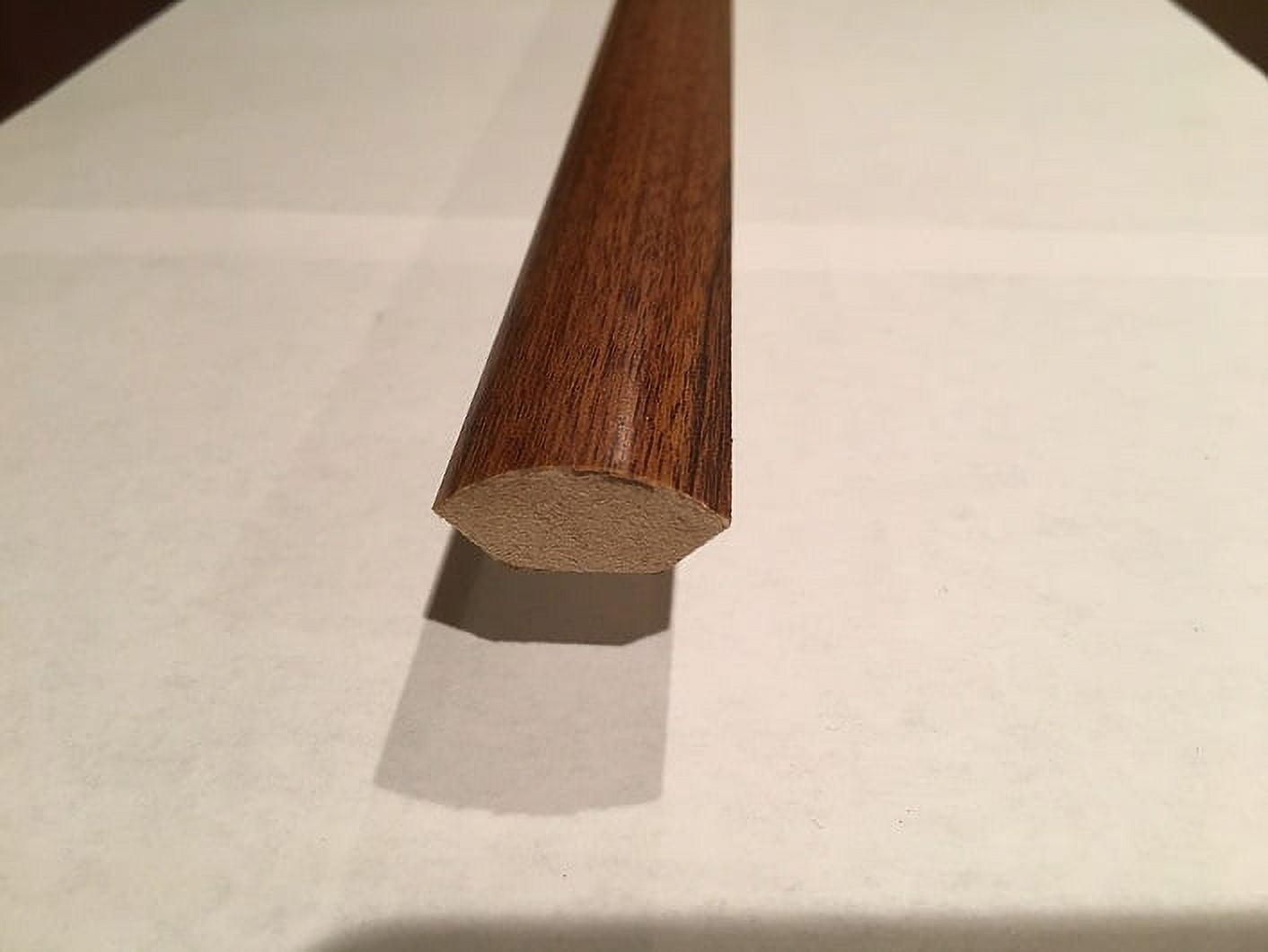 Dekorman Laminate Quarter Round Aged Bronze, 7.875ft(L) x 1"(W