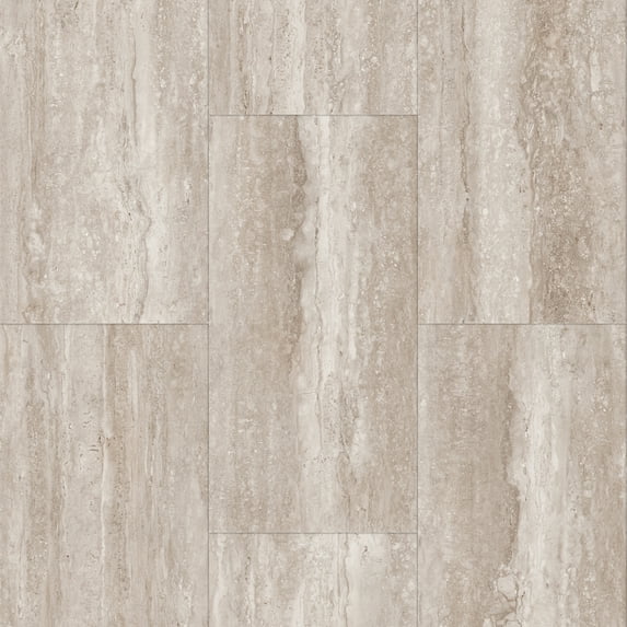 Dekorman Origin Latina Gray 5mm/12 mil x 12 in. W x 24 in. L Waterproof Click Lock Vinyl Tile Flooring (19.62 sq. sf/case)